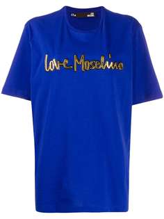 Love Moschino футболка свободного кроя с логотипом