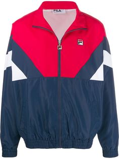 Fila куртка в стиле колор-блок на молнии