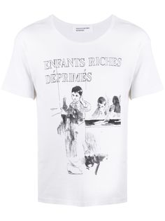 Enfants Riches Déprimés футболка с логотипом и графичным принтом