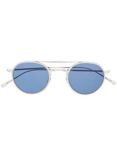 Garrett Leight GARRETT LEIGHT ML401946PLTBLU PLATINUM BLUE Leather/Fur/Exotic Skins->Leather