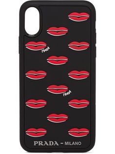 Prada lip print iPhone X/XS case