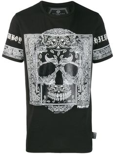 Philipp Plein футболка с принтом Skull