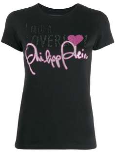 Philipp Plein футболка с кристаллами