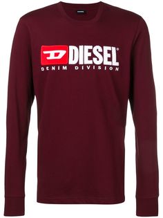 Diesel трикотажный свитер с вышитым логотипом