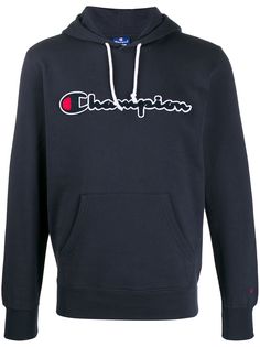 Champion худи с фактурным логотипом