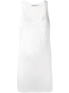 T By Alexander Wang топ со спинкой рейсер