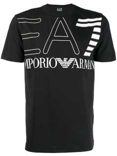 Ea7 Emporio Armani футболка с логотипом