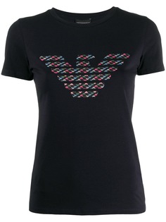 Emporio Armani футболка с контрастным логотипом