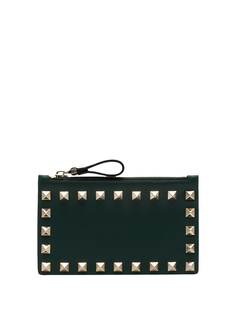 Valentino кошелек Valentino Garavani Rockstud на молнии