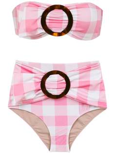 Adriana Degreas plaid bikini set