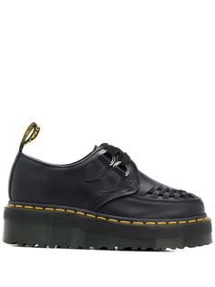 Dr. Martens туфли с плетением на платформе