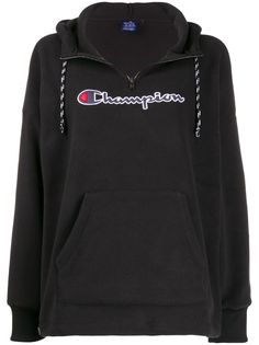 Champion худи с вышитым логотипом