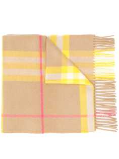 Burberry кашемировый шарф в клетку