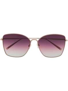 Longchamp массивные солнцезащитные очки с эффектом градиента