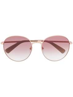 Longchamp солнцезащитные очки в круглой оправе с эффектом градиента