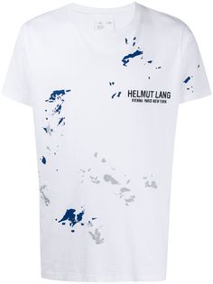 Helmut Lang splash print T-shirt