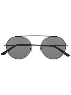 Calvin Klein солнцезащитные очки в круглой оправе