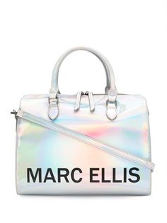 Marc Ellis holographic logo tote