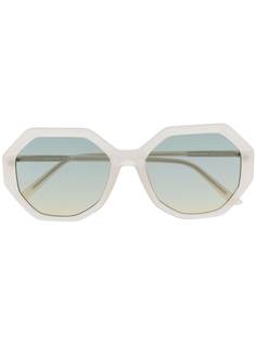 Calvin Klein массивные солнцезащитные очки