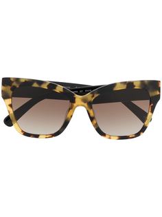 Longchamp солнцезащитные очки черепаховой расцветки