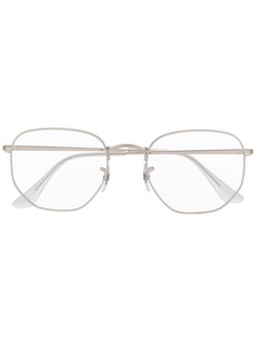 Ray-Ban matte-finish hexagonal frame glasses