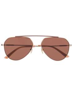 Calvin Klein солнцезащитные очки-авиаторы