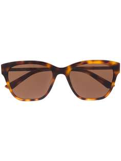 Calvin Klein солнцезащитные очки в квадратной оправе черепаховой расцветки