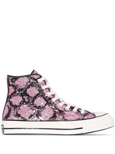 Converse высокие кроссовки с пайетками