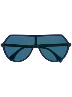 Fendi Eyewear солнцезащитные очки в массивной оправе