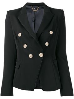 Elisabetta Franchi двубортный блейзер строгого кроя