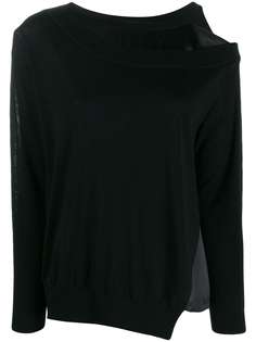 Dorothee Schumacher off-shoulder asymmetric sweater
