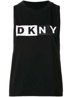 DKNY топ без рукавов с логотипом