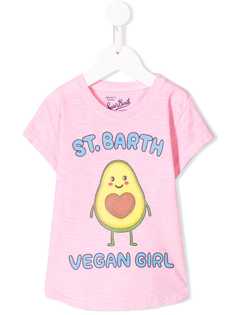 Mc2 Saint Barth Kids футболка с принтом Avocado