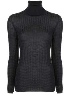 M Missoni фактурный джемпер с высоким воротником
