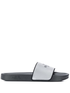 The North Face embossed logo pool slides