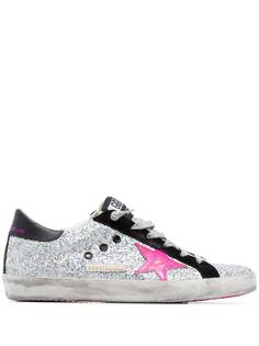 Golden Goose кеды Superstar с блестками