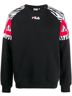 Fila толстовка с принтом на плечах