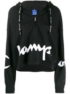 Champion худи на молнии с логотипом
