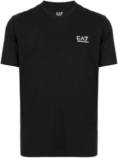 Ea7 Emporio Armani футболка с вышивкой