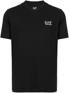 Ea7 Emporio Armani футболка с вышивкой