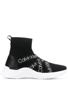 Calvin Klein Jeans кроссовки-носки с логотипом