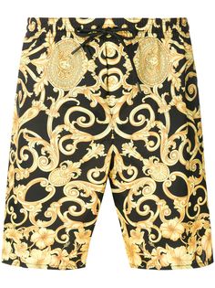 Versace плавательные шорты с принтом в стиле барокко