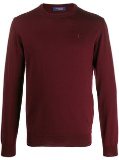 Trussardi Jeans embroidered logo relaxed-fit jumper