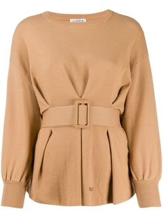 Jovonna Tino relaxed-fit belted jumper