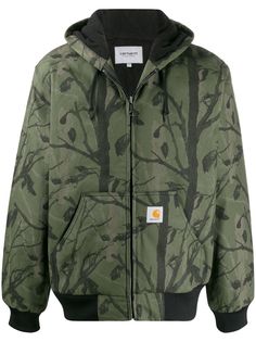 Carhartt WIP camo woodland-print jacket