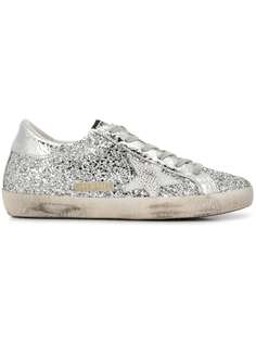 Golden Goose кроссовки Superstar с блестками