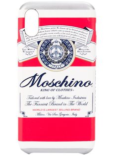 Moschino чехол King of Clothes для iPhone XS/X