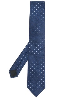 Boss Hugo Boss жаккардовый галстук в горох