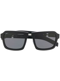 Prada Eyewear солнцезащитные очки Duple в квадратной оправе