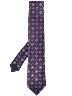 Corneliani галстук с геометричным принтом